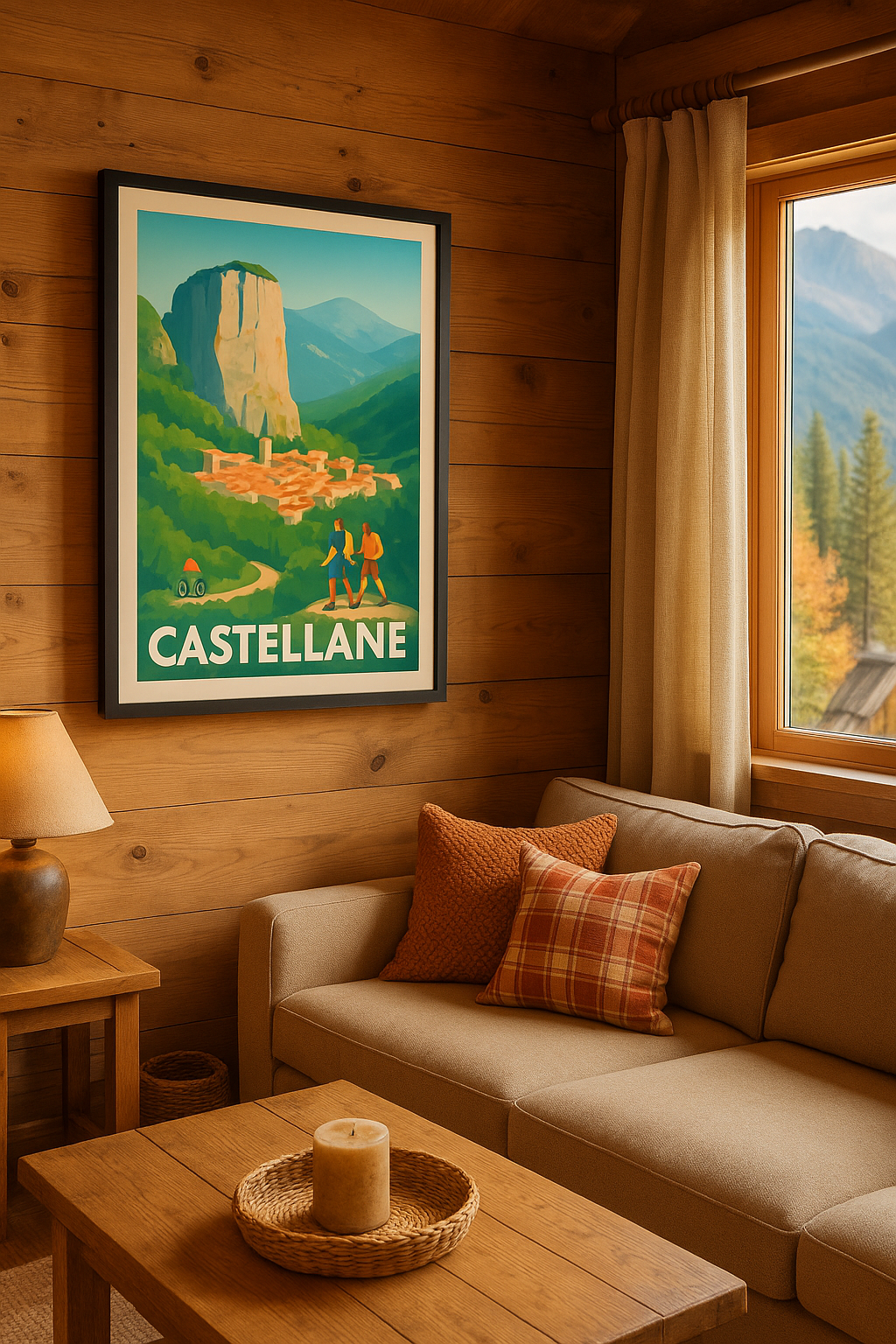 Mise en situation Affiche de Castellane - Escapade nature au cœur des Alpes-de-Haute-Provence