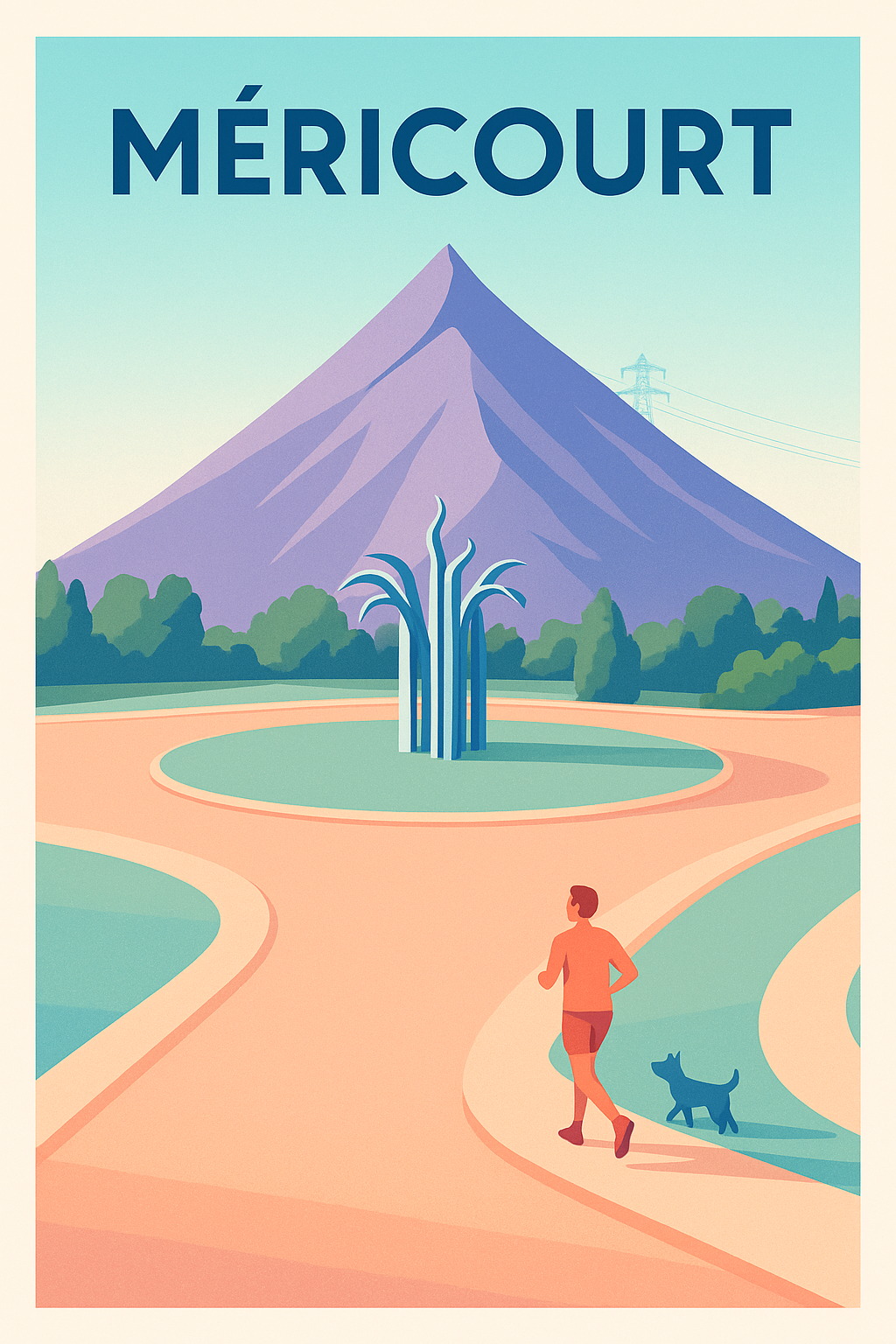 Affiche de Méricourt - Évasion et Sérénité en Plein Air
