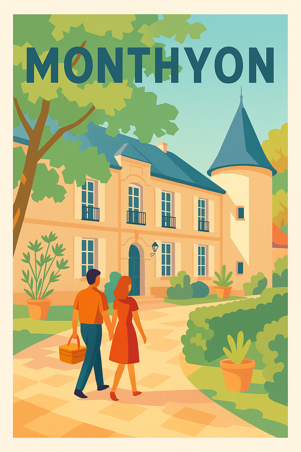 Affiche de Monthyon - Promenade romantique au cœur du patrimoine