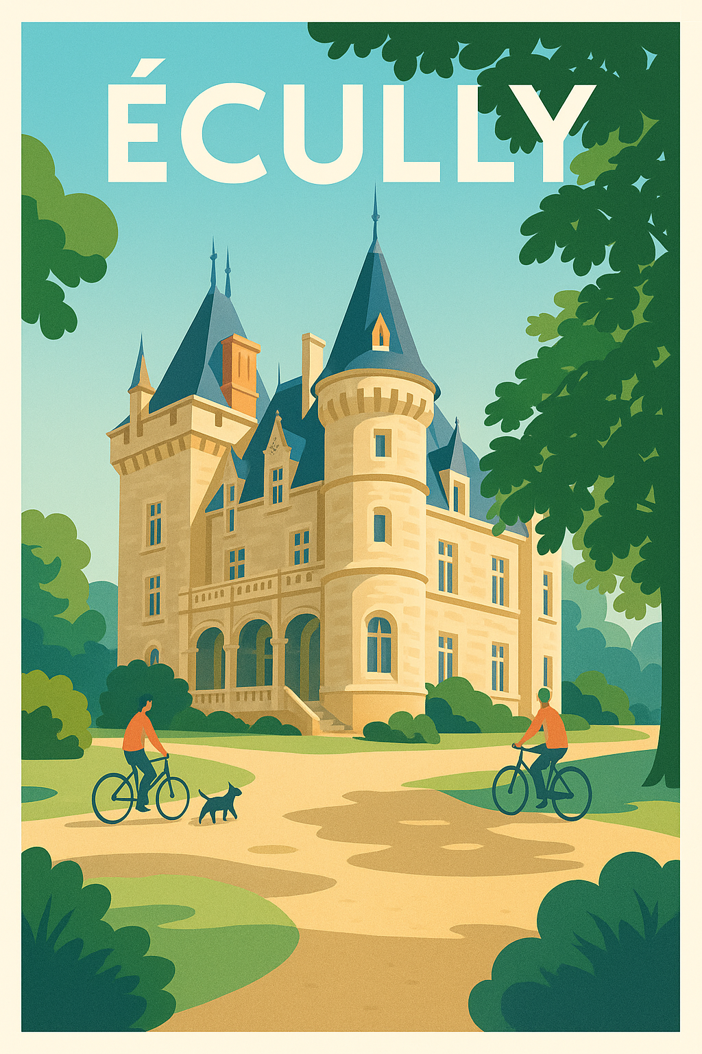 Affiche de Écully - Charme et sérénité au château
