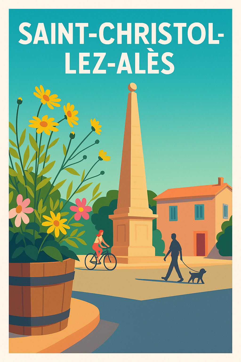 Affiche de Saint-Christol-lez-Alès - Charme et sérénité du Sud de la France