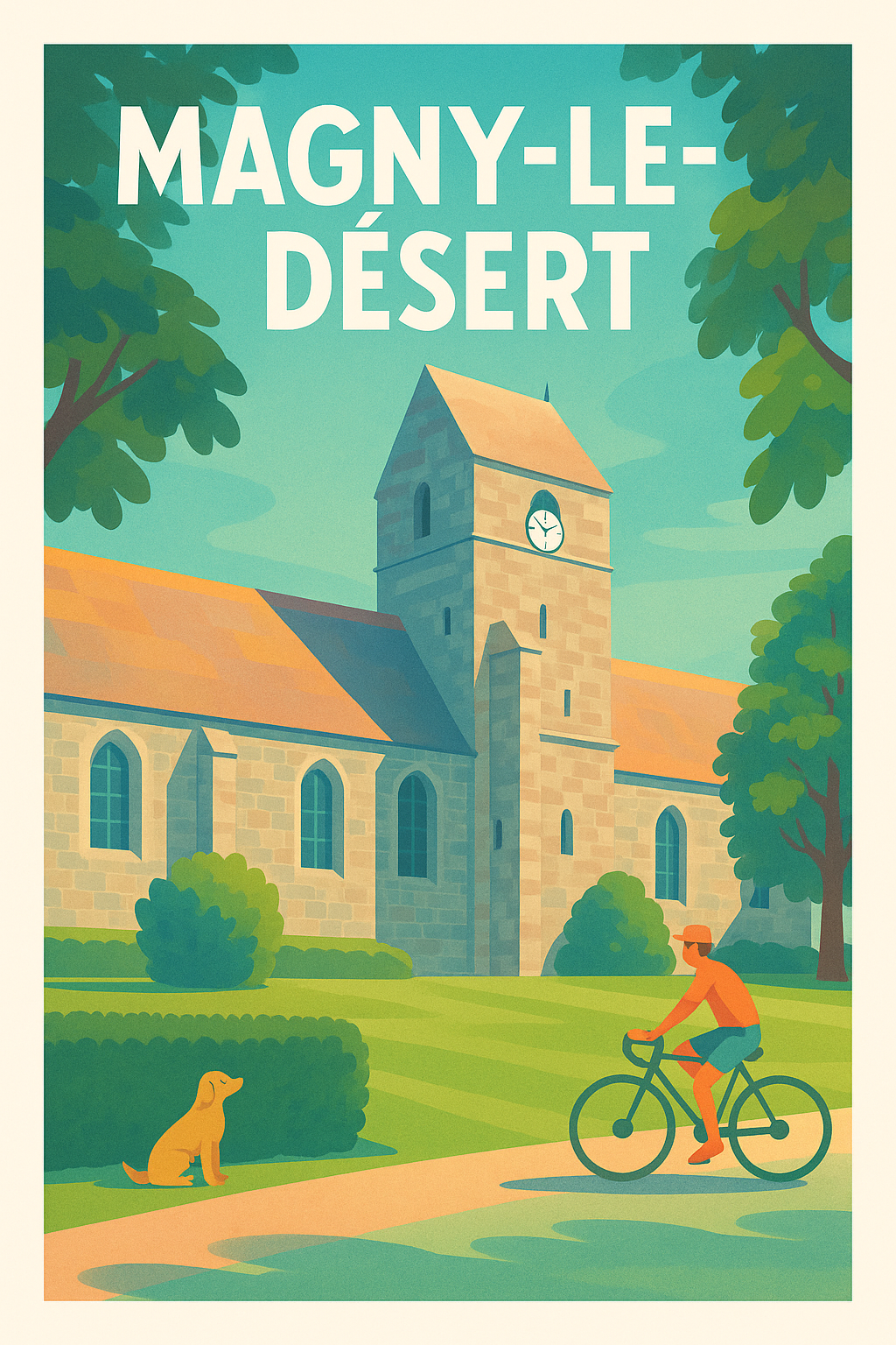 Affiche de Magny-le-Désert - Harmonie entre nature et patrimoine