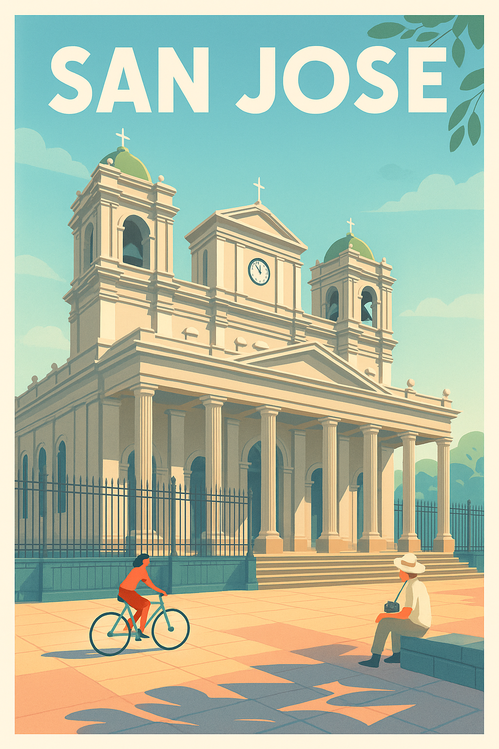 Affiche de San José - Charme historique et douceur de vivre