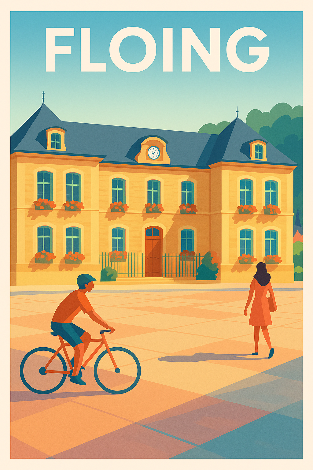 Affiche de Floing - Une escapade paisible au cœur de la ville