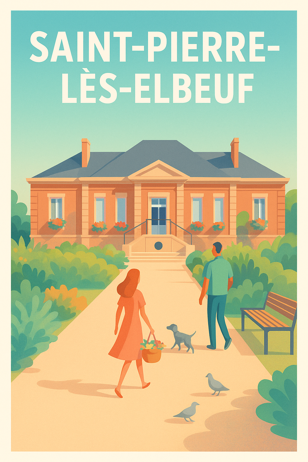 Affiche de Saint-Pierre-lès-Elbeuf - Balade en douceur au cœur de la ville