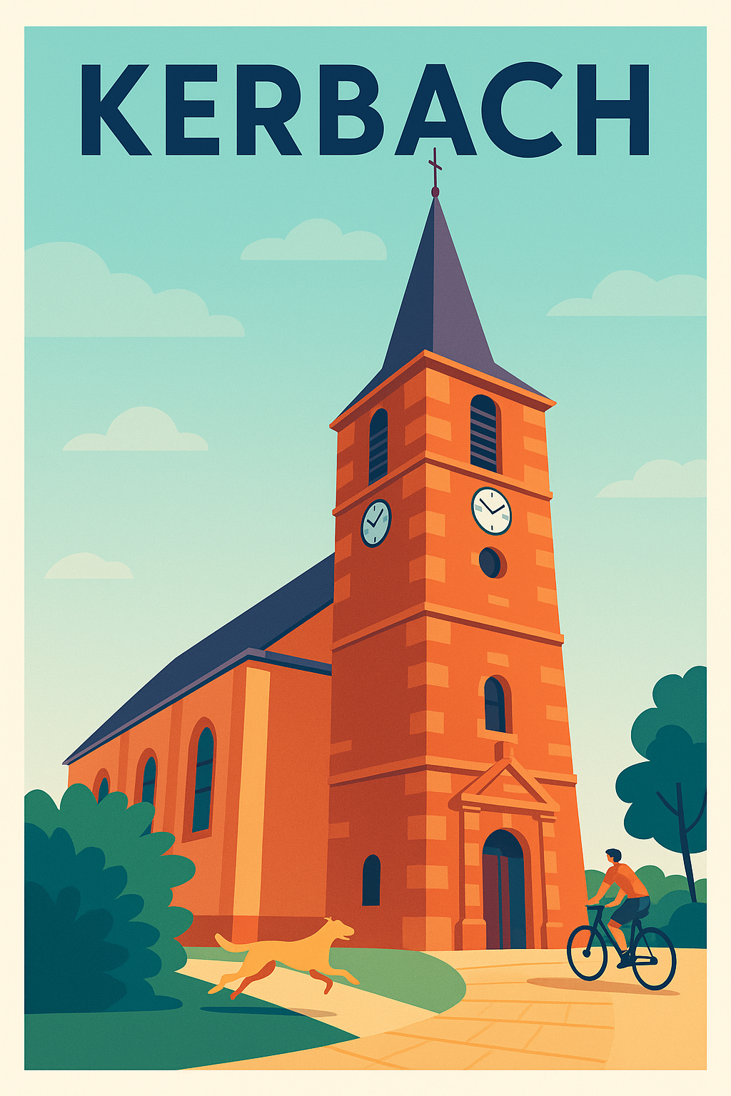 Affiche de Kerbach - Charme authentique et sérénité locale