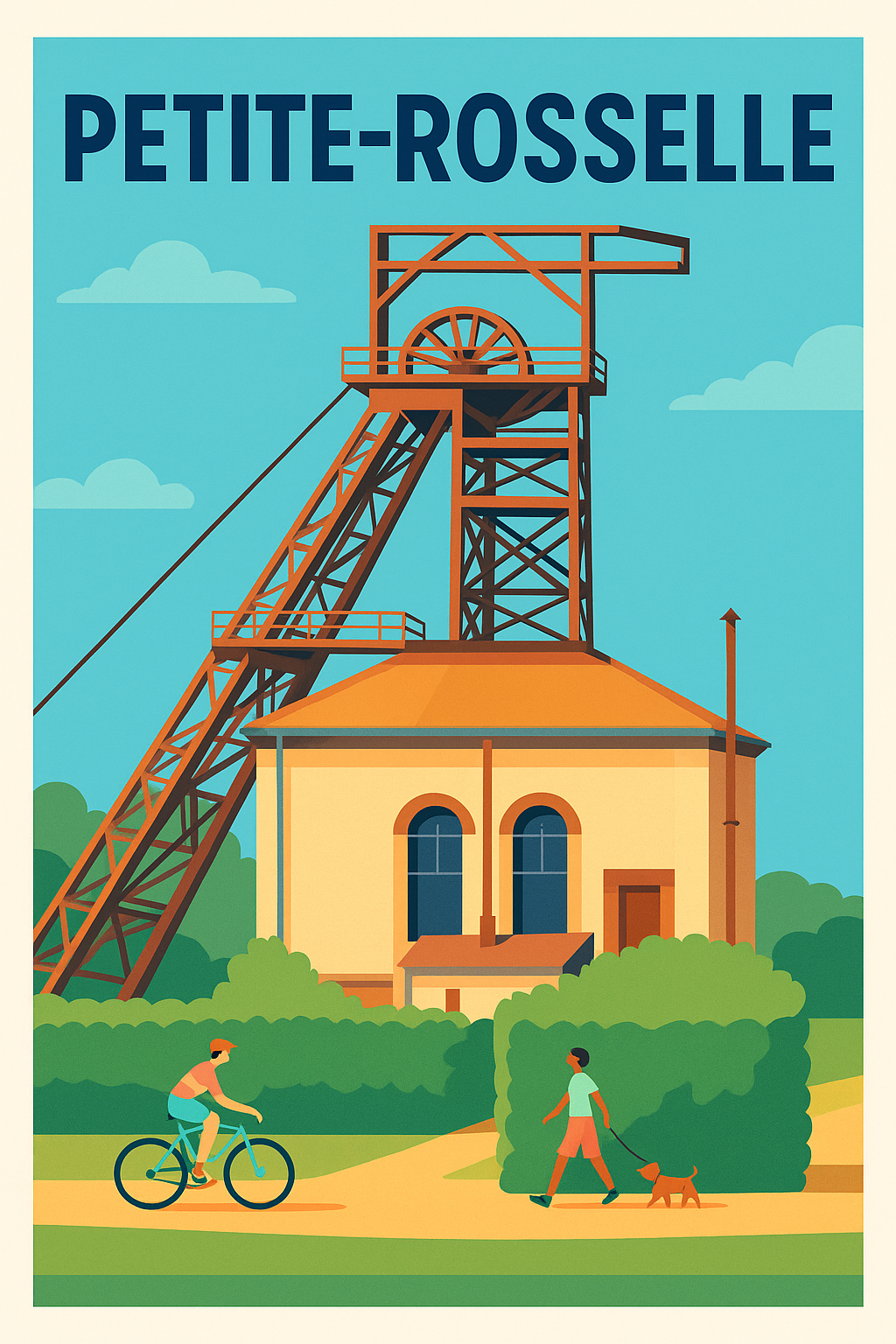 Affiche de Petite-Rosselle - L'héritage minier en toute sérénité