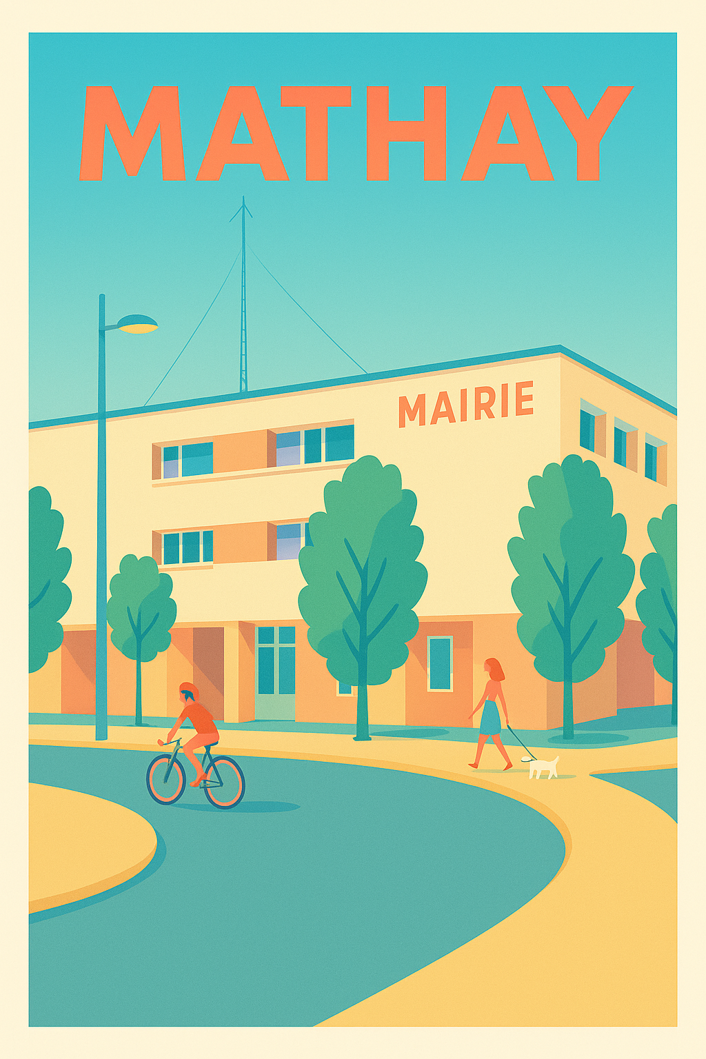 Affiche de Mathay - Esprit de village et douceur de vivre