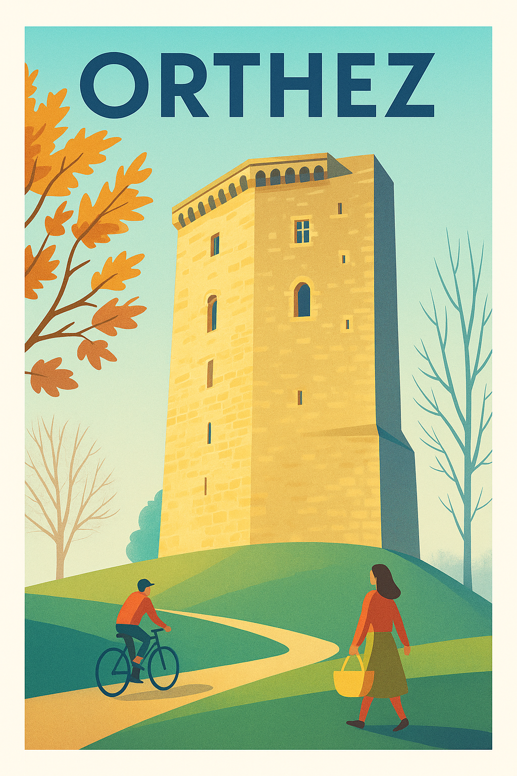 Affiche de Orthez - Un voyage dans le temps au pied de la tour