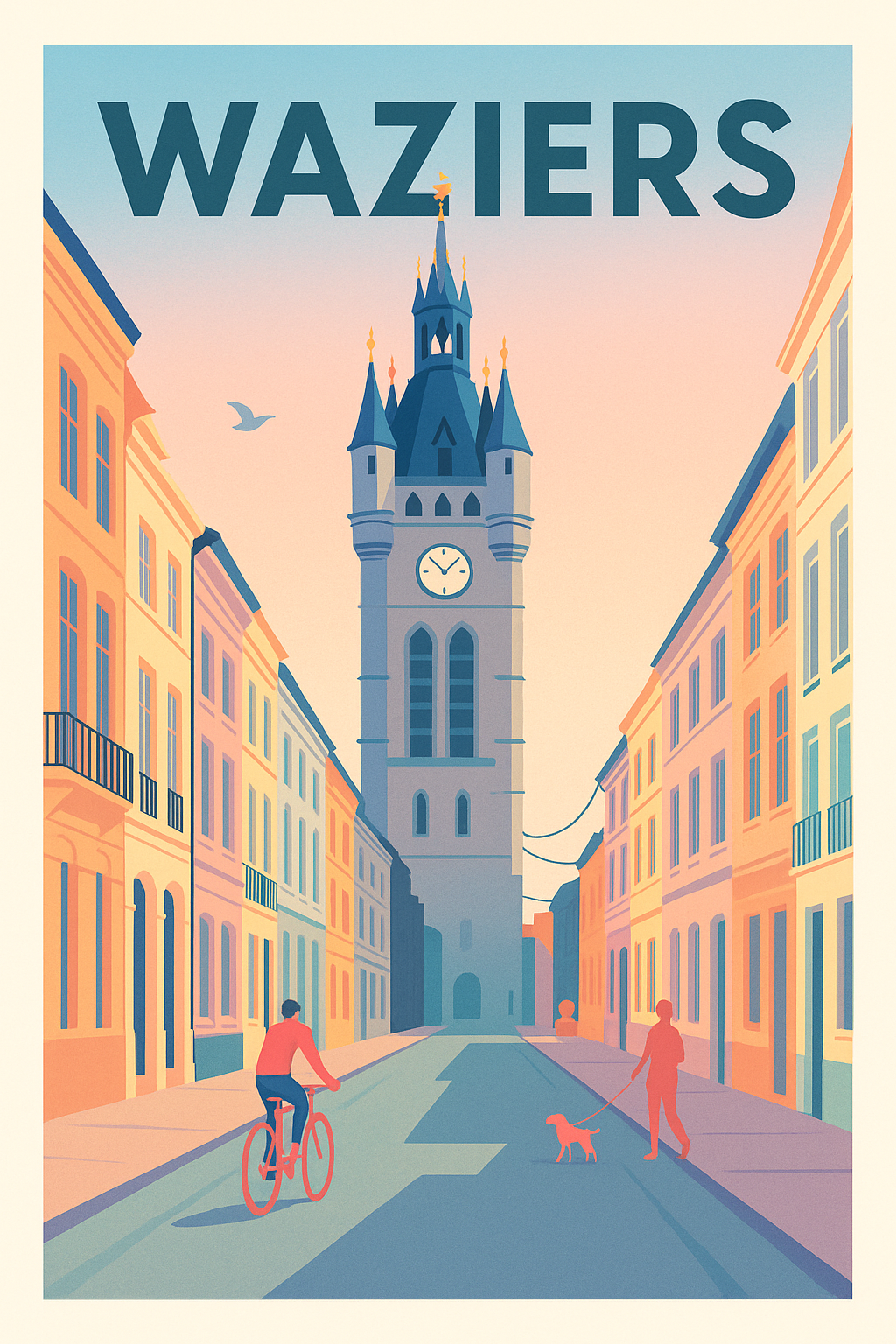 Affiche de Waziers - Lumières douces et douceur de vivre au cœur de la ville