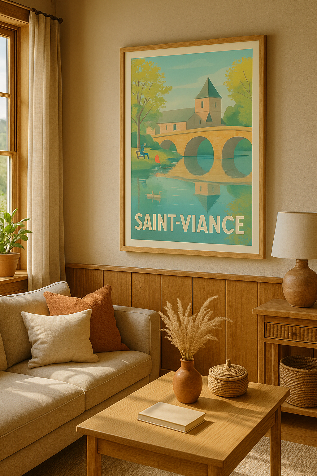 Mise en situation Affiche de Saint-Viance - Charme paisible au bord de l'eau