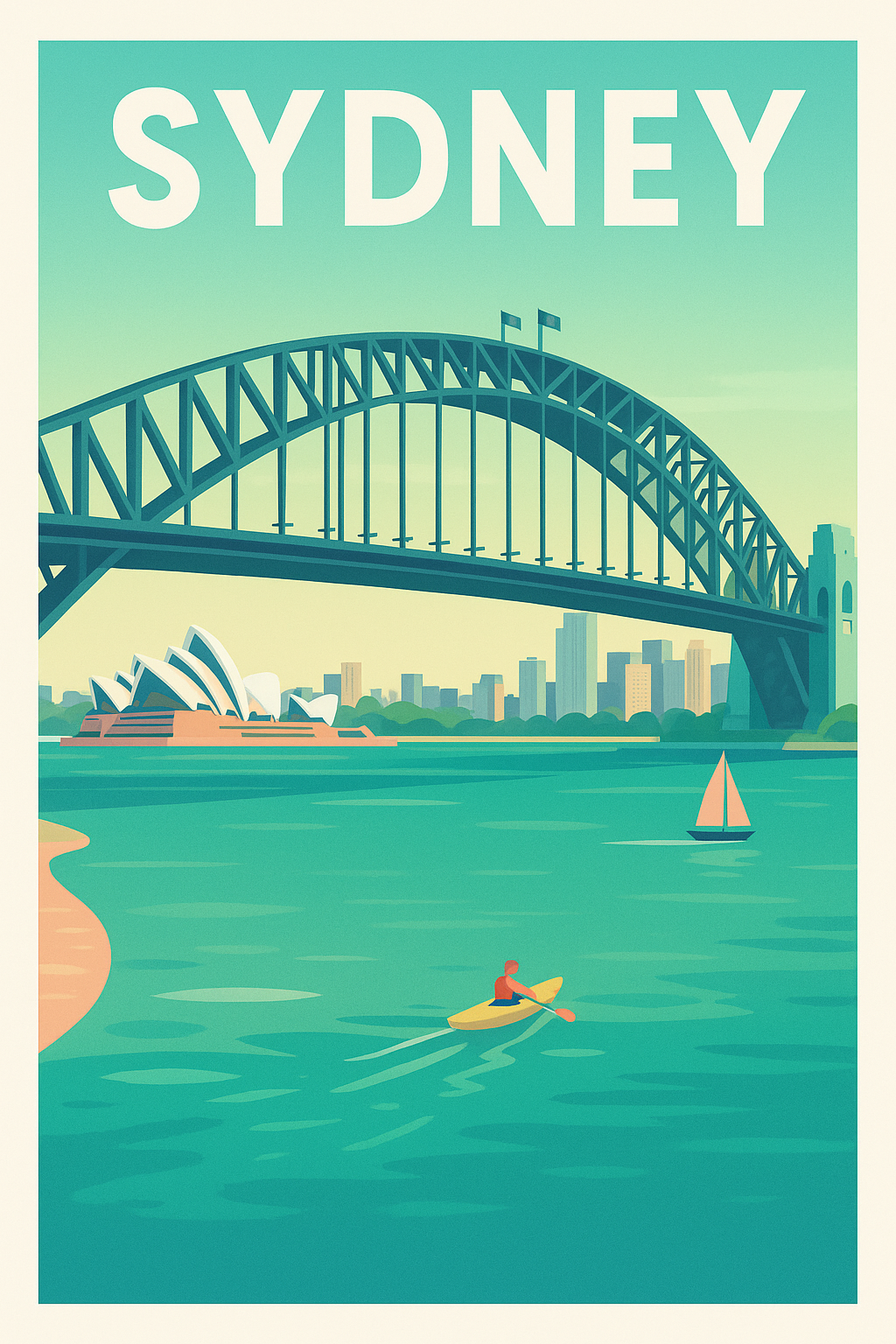 Affiche de Sydney - L’évasion iconique entre mer et architecture