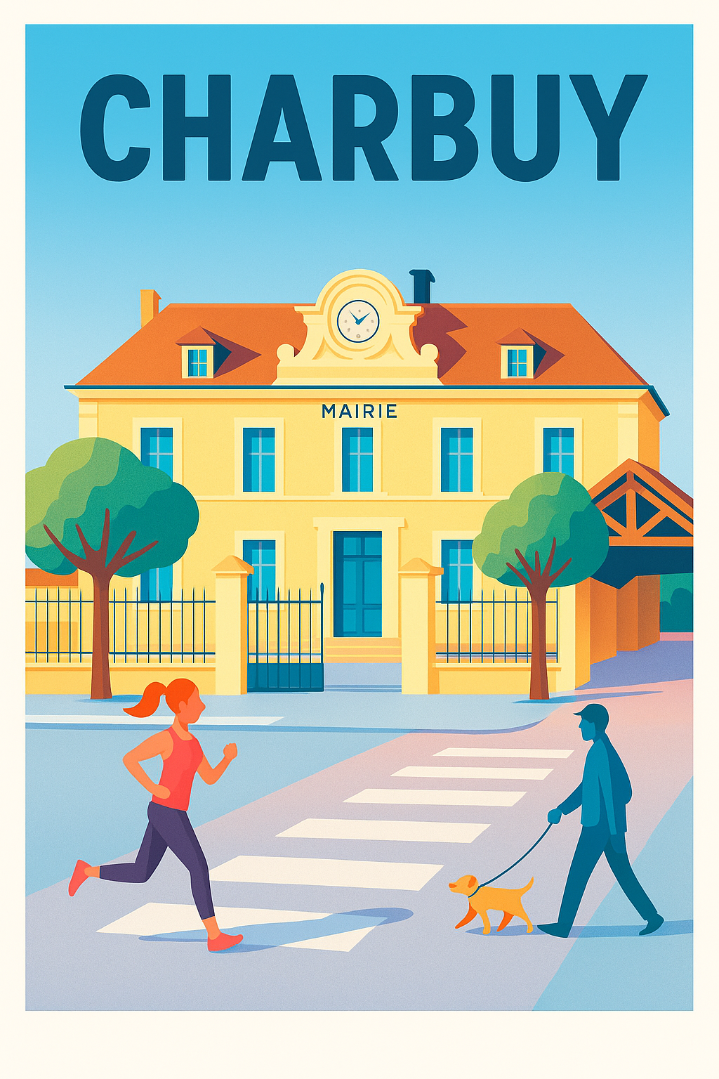 Affiche de Charbuy - Tranquillité et vie quotidienne au cœur de la ville