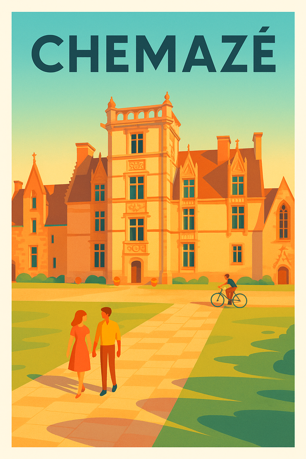 Affiche de Chemazé - Une promenade au cœur de l'élégance historique