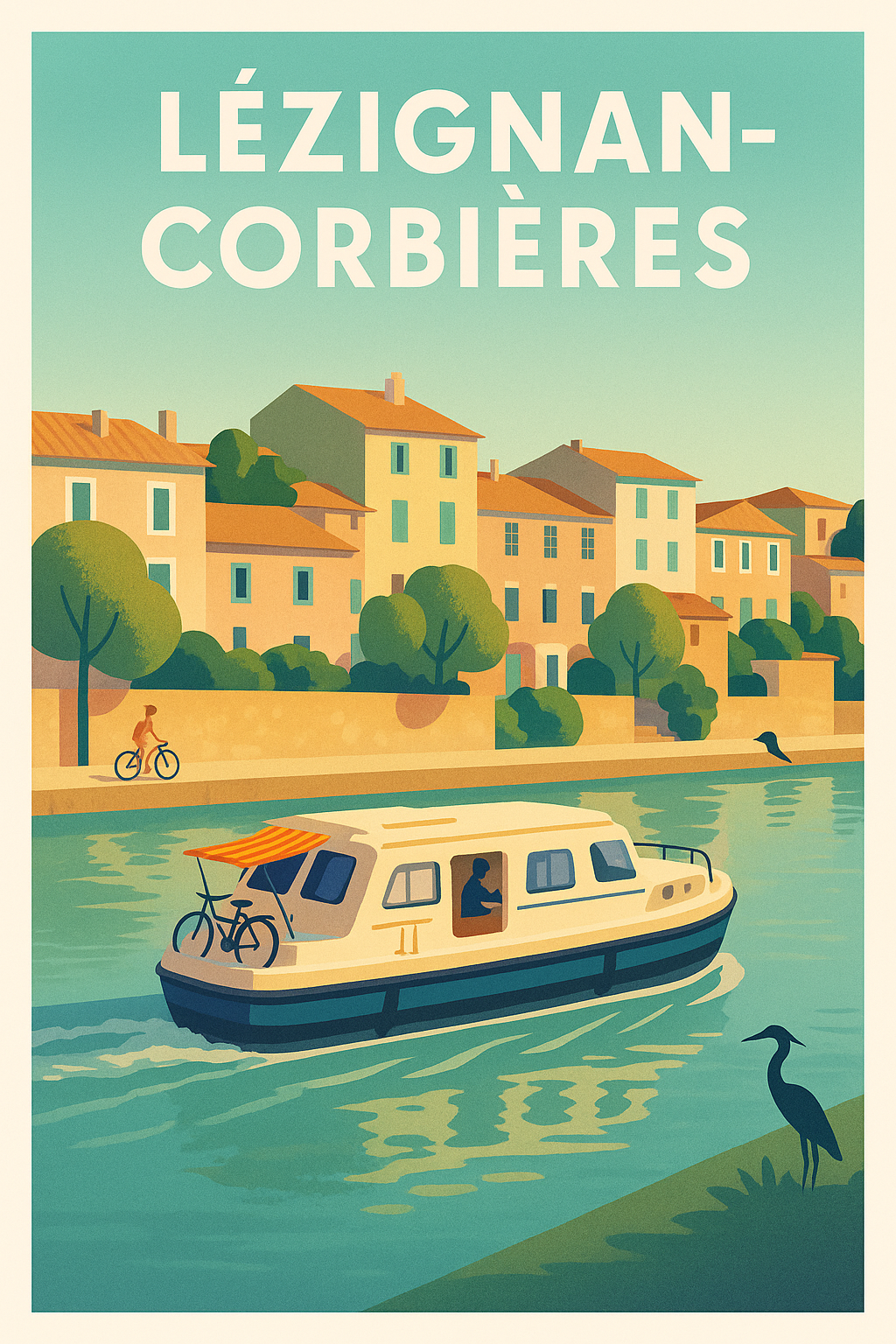 Affiche de Lézignan-Corbières - Escapade paisible au fil de l'eau
