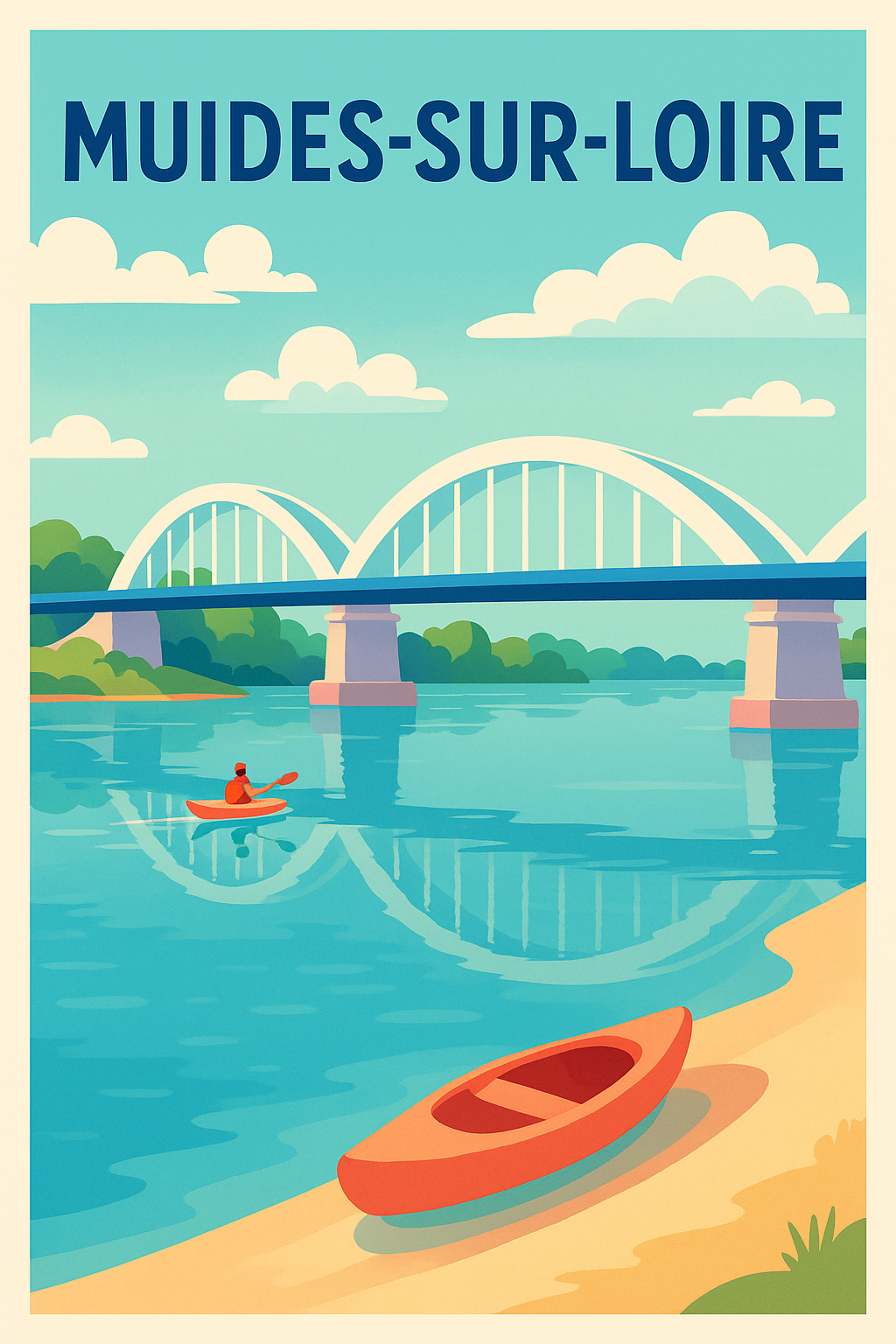 Affiche de Muides-sur-Loire - Évasion et douceur au bord de l'eau