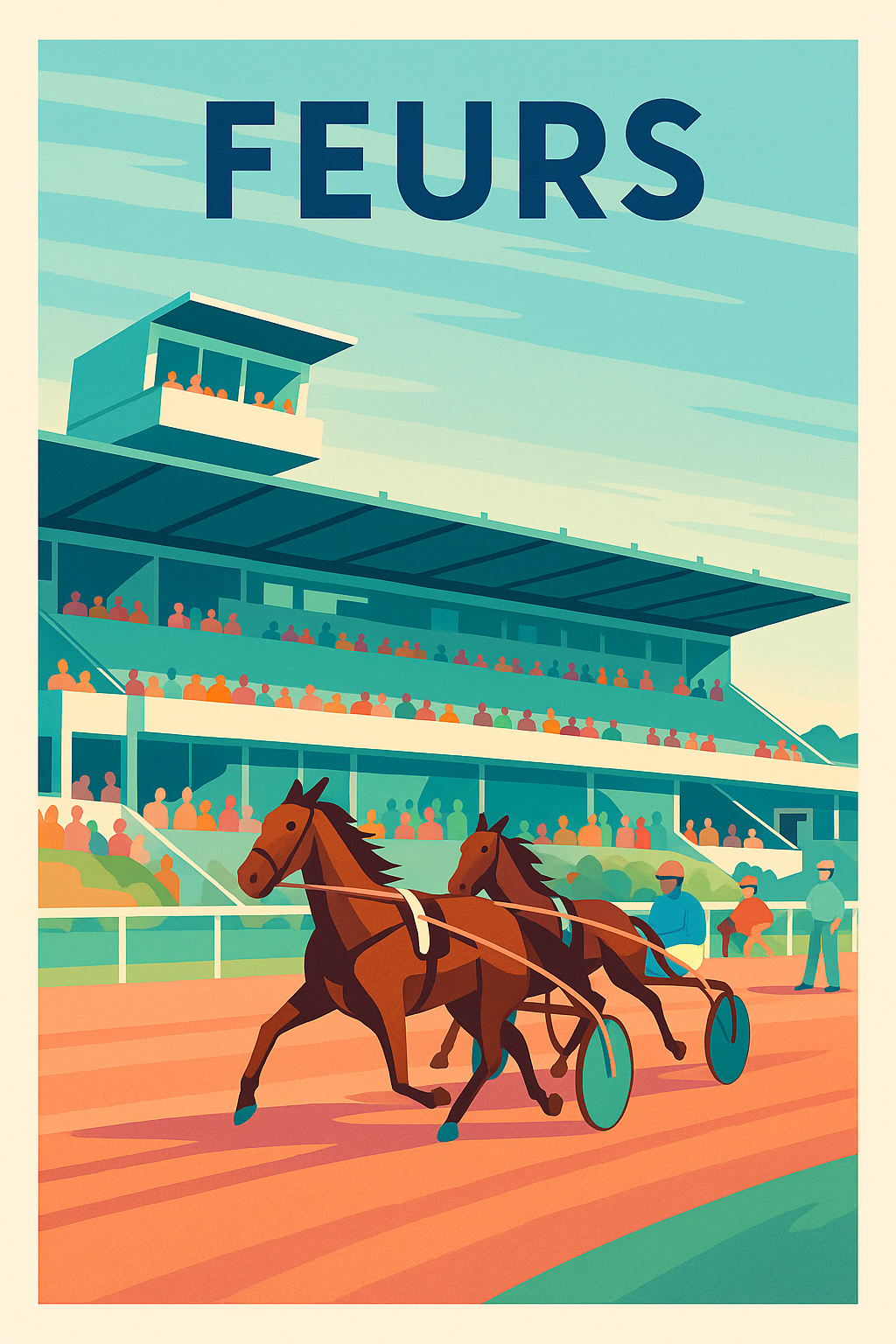 Affiche de Feurs - L'émotion des courses hippiques