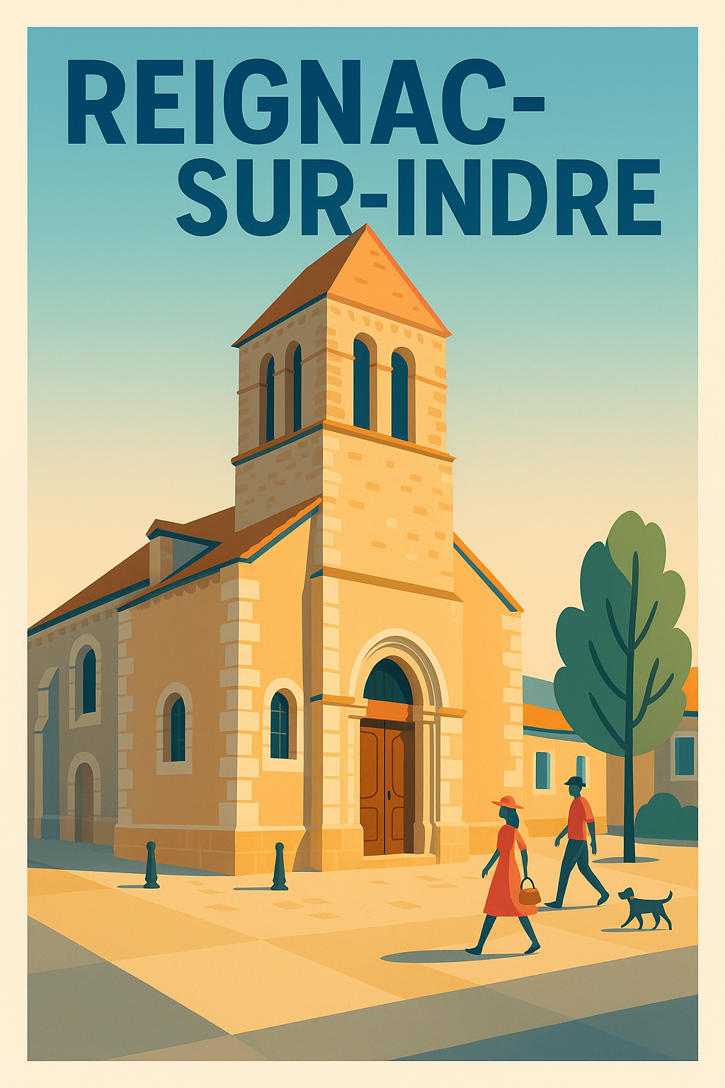 Affiche de Reignac-sur-Indre - Charme authentique du patrimoine local