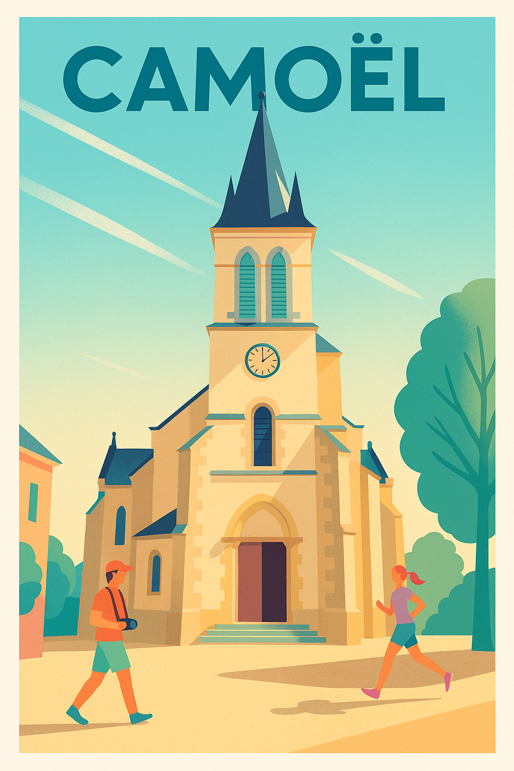 Affiche de Camoël - Charme et sérénité en Bretagne