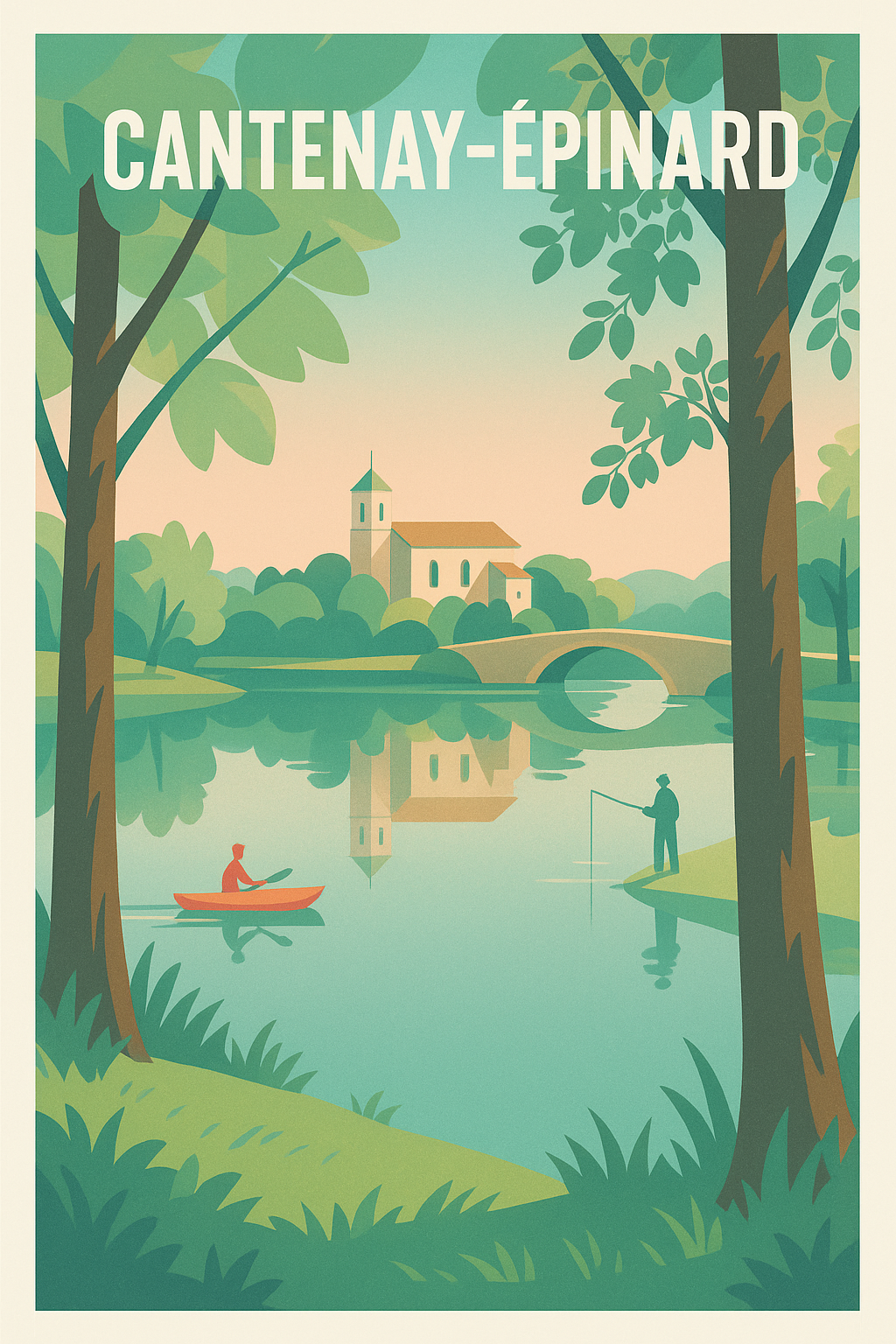 Affiche de Cantenay-Épinard - Tranquillité au fil de l'eau
