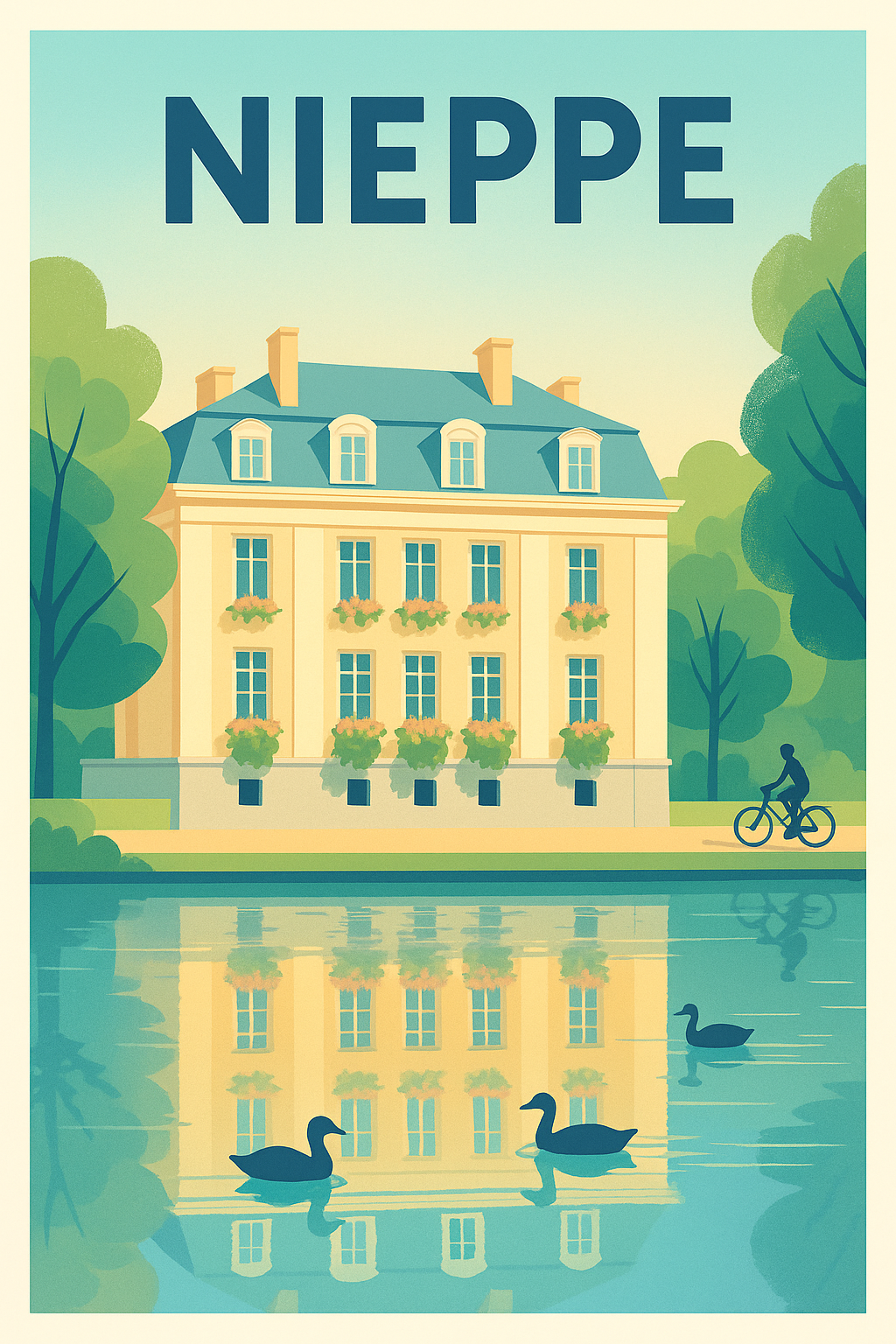 Affiche de Nieppe - Charme et Sérénité au Bord de l'Eau