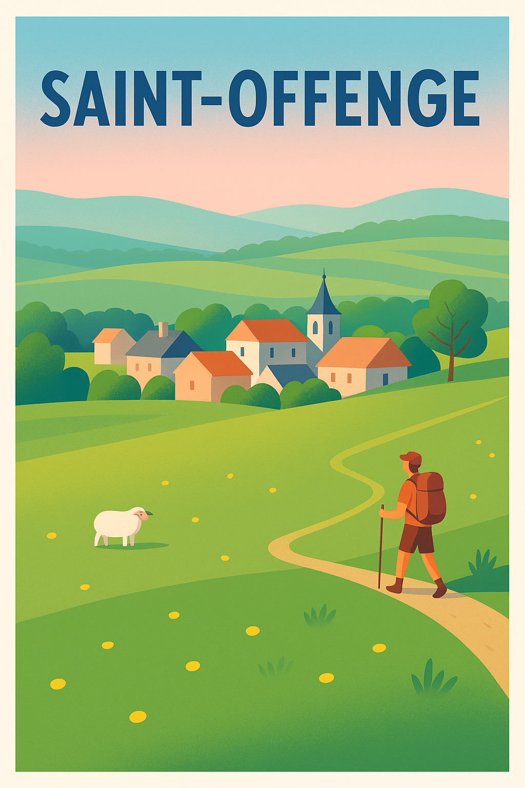Affiche de Saint-Offenge - Échappée bucolique au cœur des Alpes