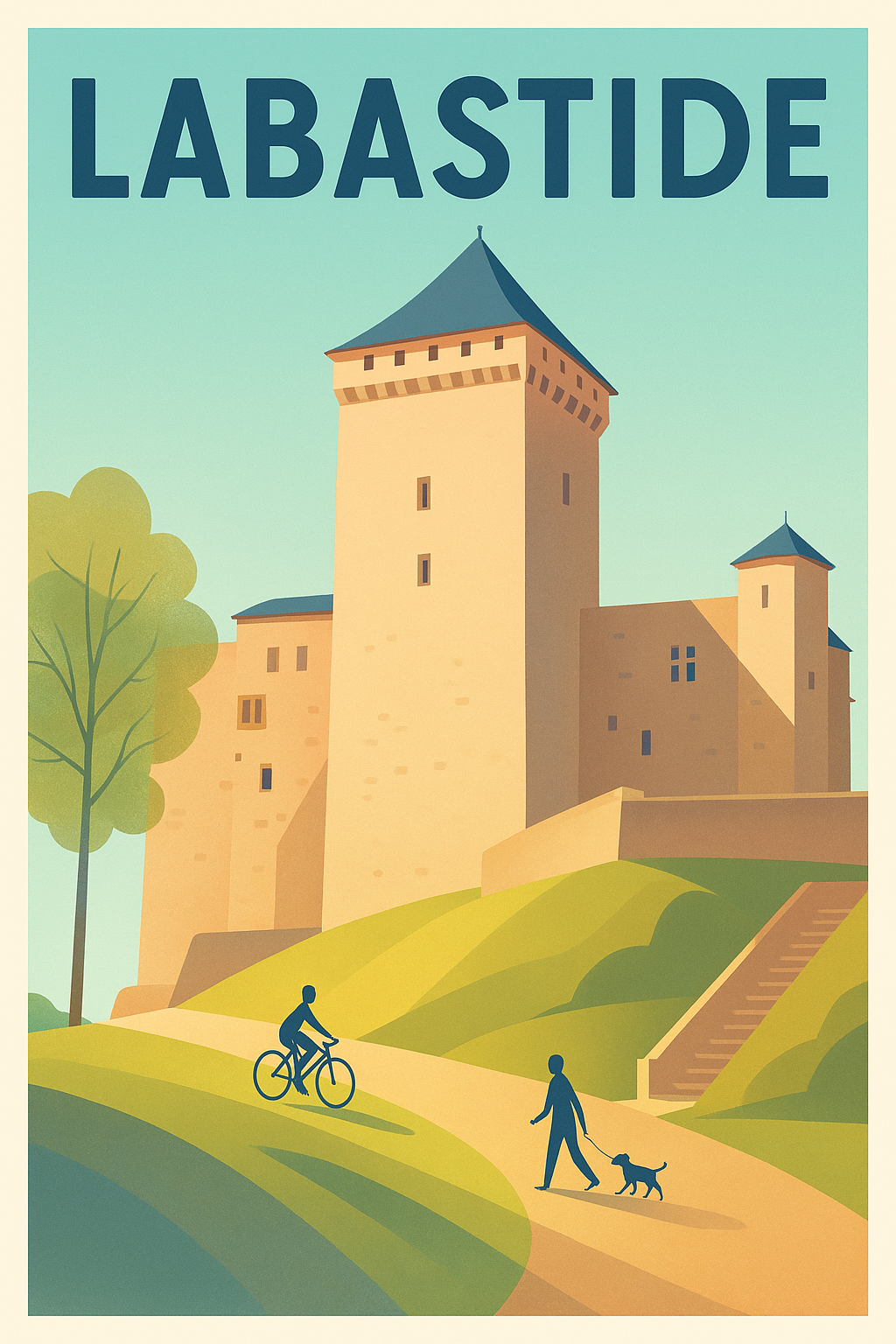 Affiche de Labastide - Charme Médiéval et Nature