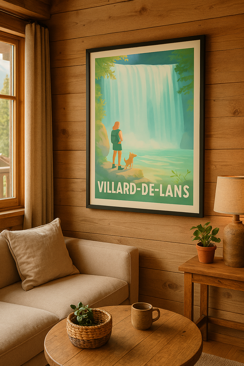 Mise en situation Affiche de Villard-de-Lans - Évasion cascade et nature