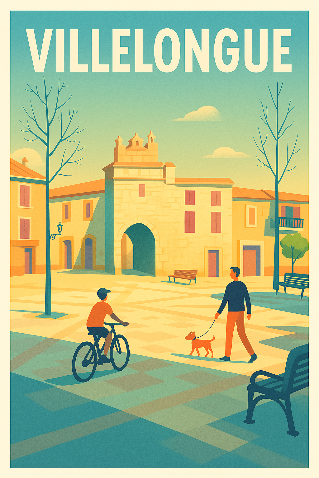 Affiche de Villelongue - Un moment de douceur au cœur du village