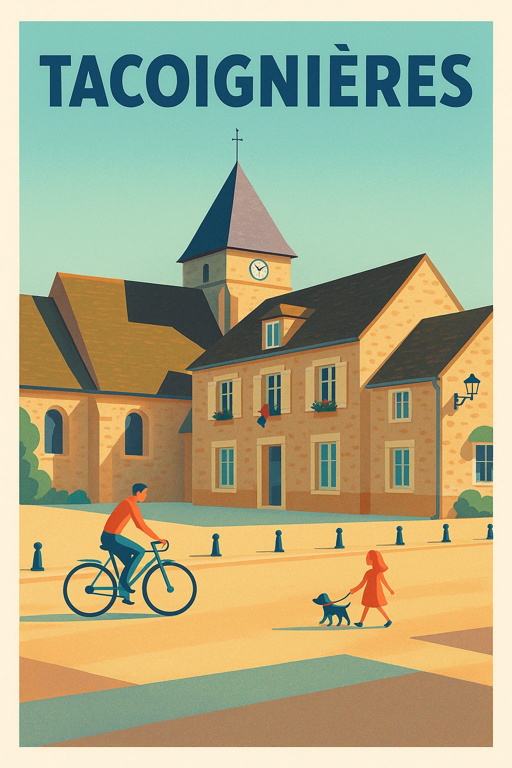 Affiche de Tacoignières - Charme et douceur de vie au village
