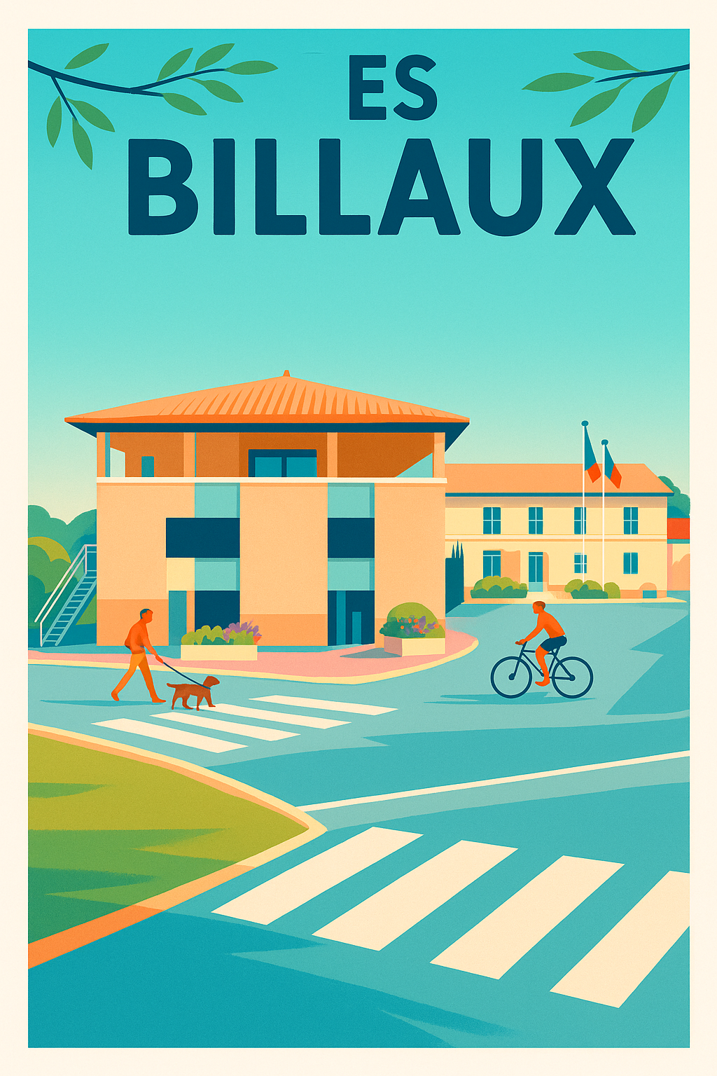 Affiche de Les Billaux - Ambiance paisible et moderne au cœur de la ville