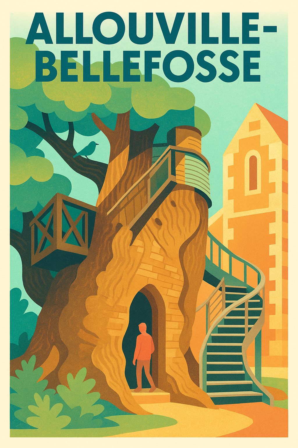 Affiche de Allouville-Bellefosse - L'arbre millénaire, un trésor naturel à découvrir