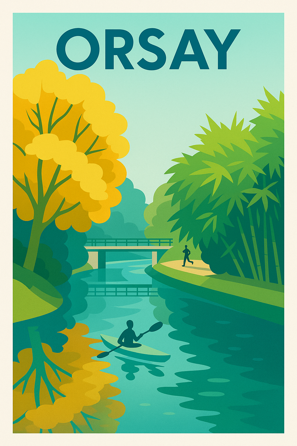 Affiche de Orsay - Nature et loisirs au fil de l'eau