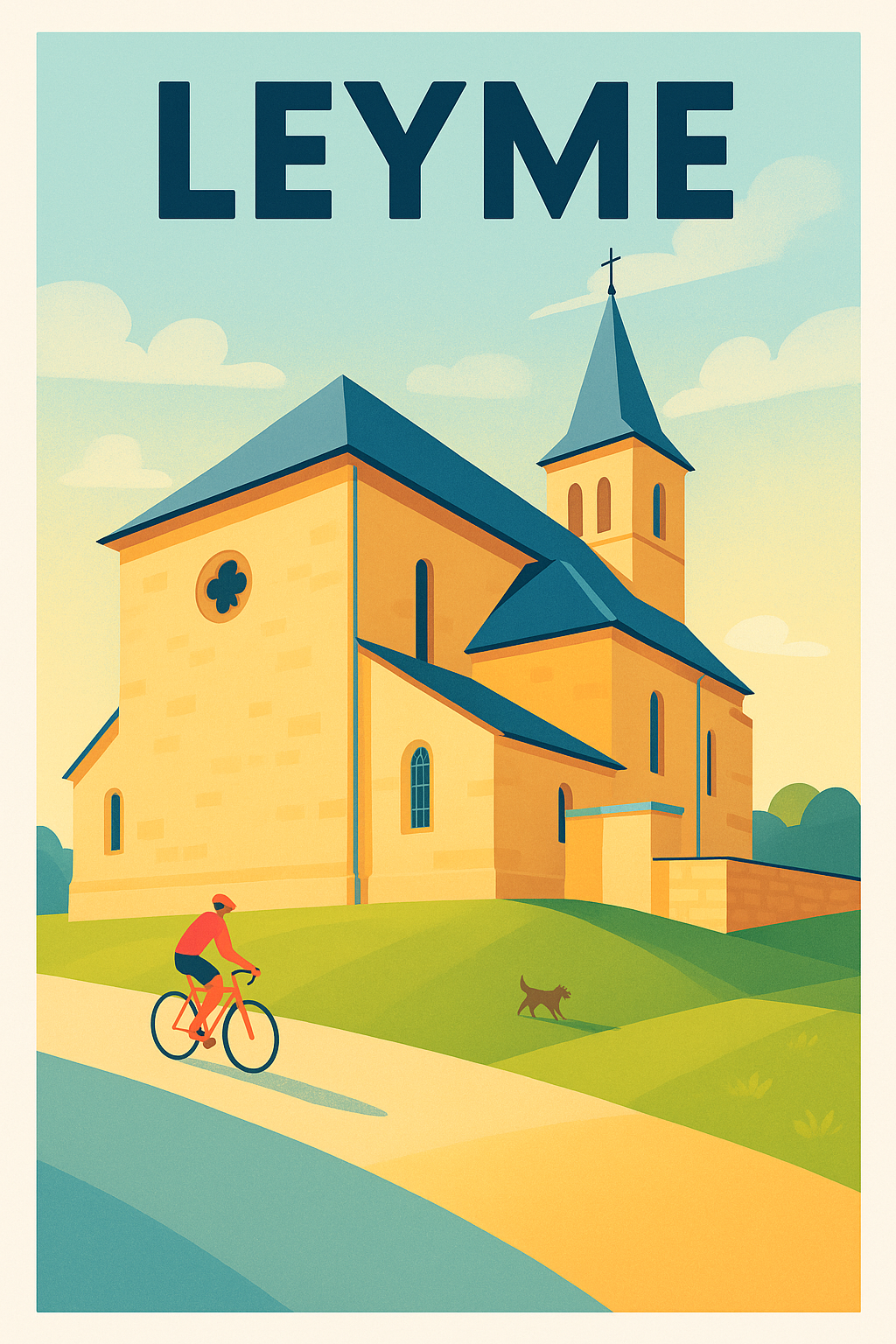 Affiche de Leyme - Charme et sérénité au cœur du village