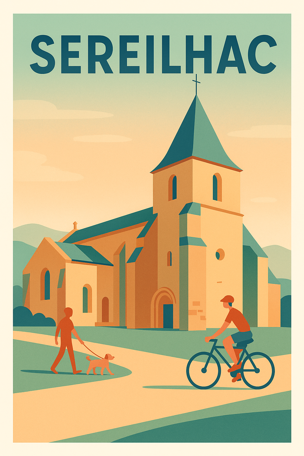 Affiche de Séreilhac - L'âme paisible d'un village authentique
