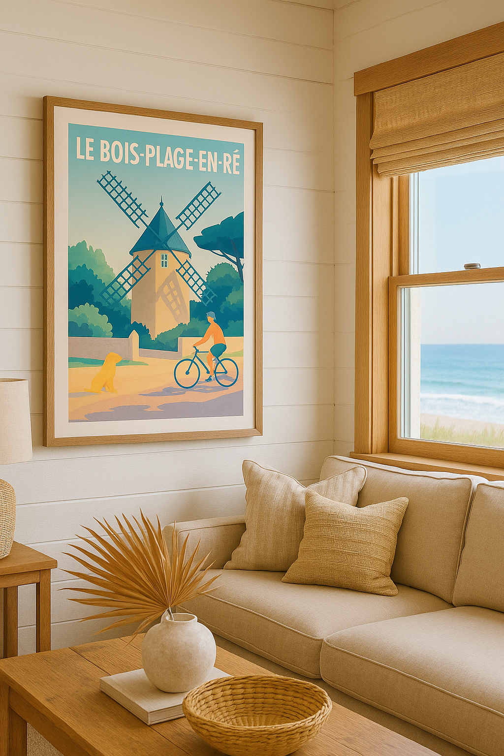 Mise en situation Affiche de Le Bois-Plage-en-Ré - Charme bucolique et douceur insulaire
