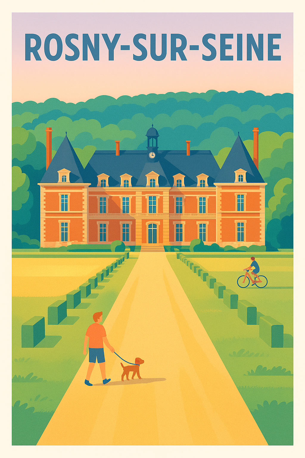 Affiche de Rosny-sur-Seine - Charme et sérénité au château