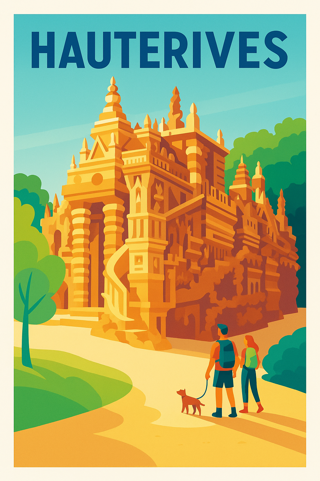 Affiche de Hauterives - L’envoûtante architecture du Palais Idéal