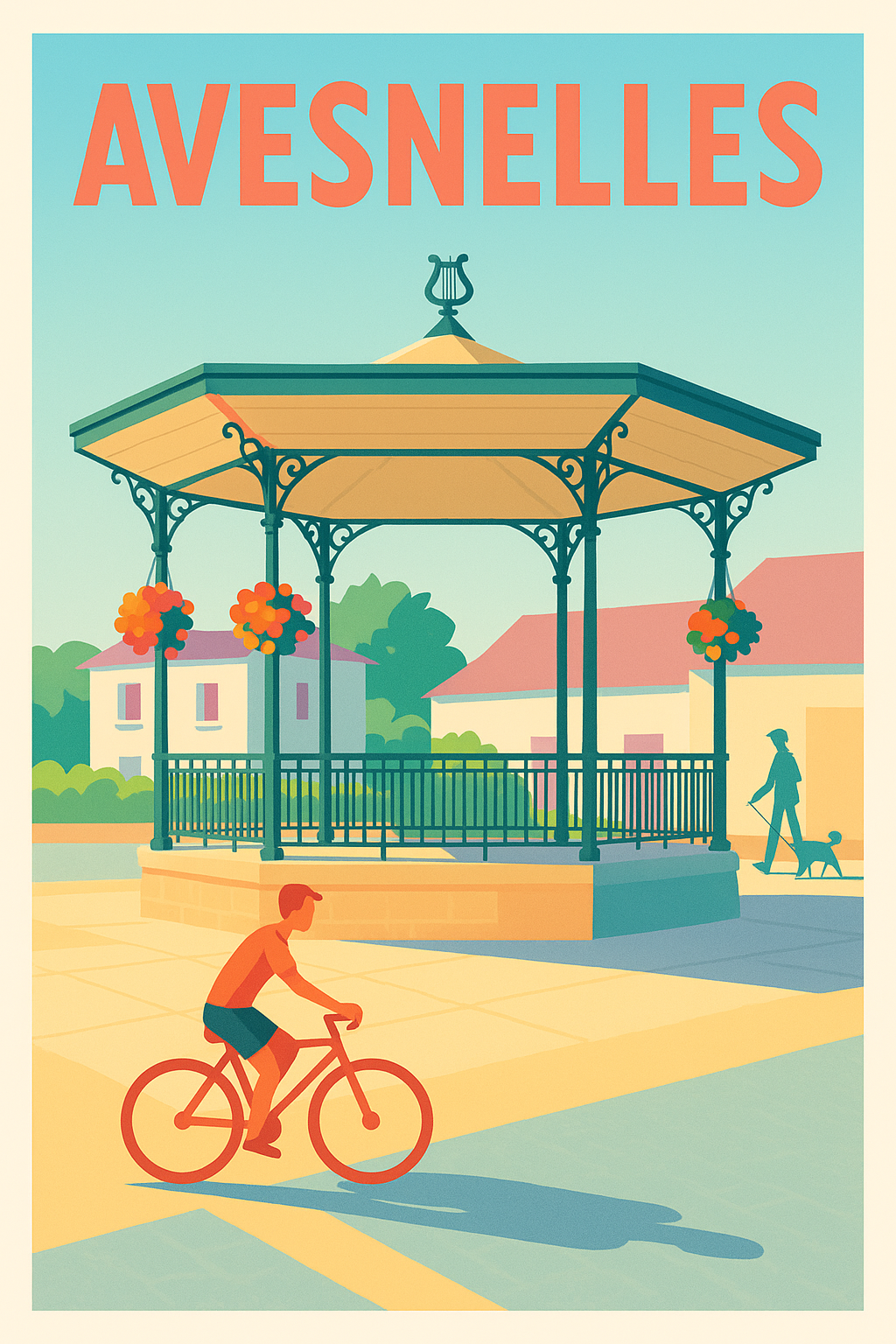 Affiche de Avesnelles - Sérénité au cœur du kiosque