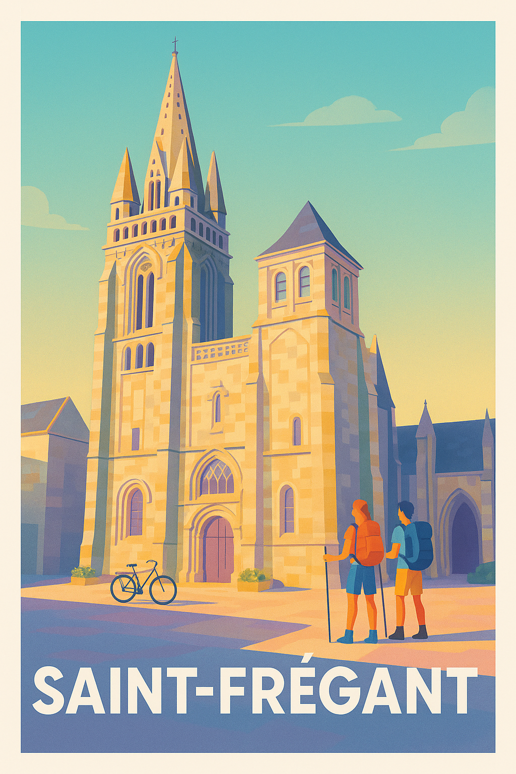 Affiche Saint-Frégant — L'aventure au cœur du patrimoine breton · poster d'art de Saint-Frégant