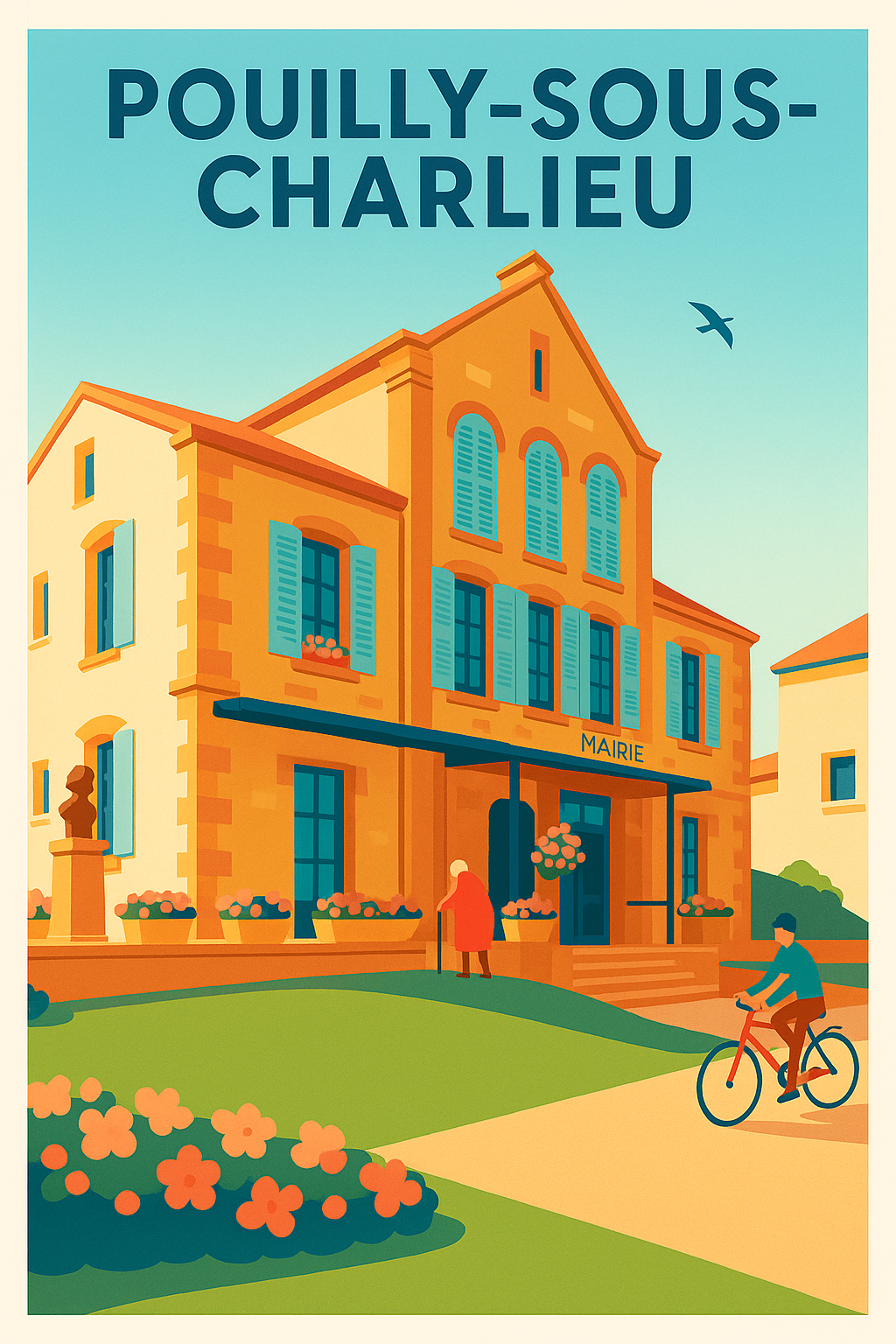 Affiche de Pouilly-sous-Charlieu - Charme et sérénité au cœur de la mairie