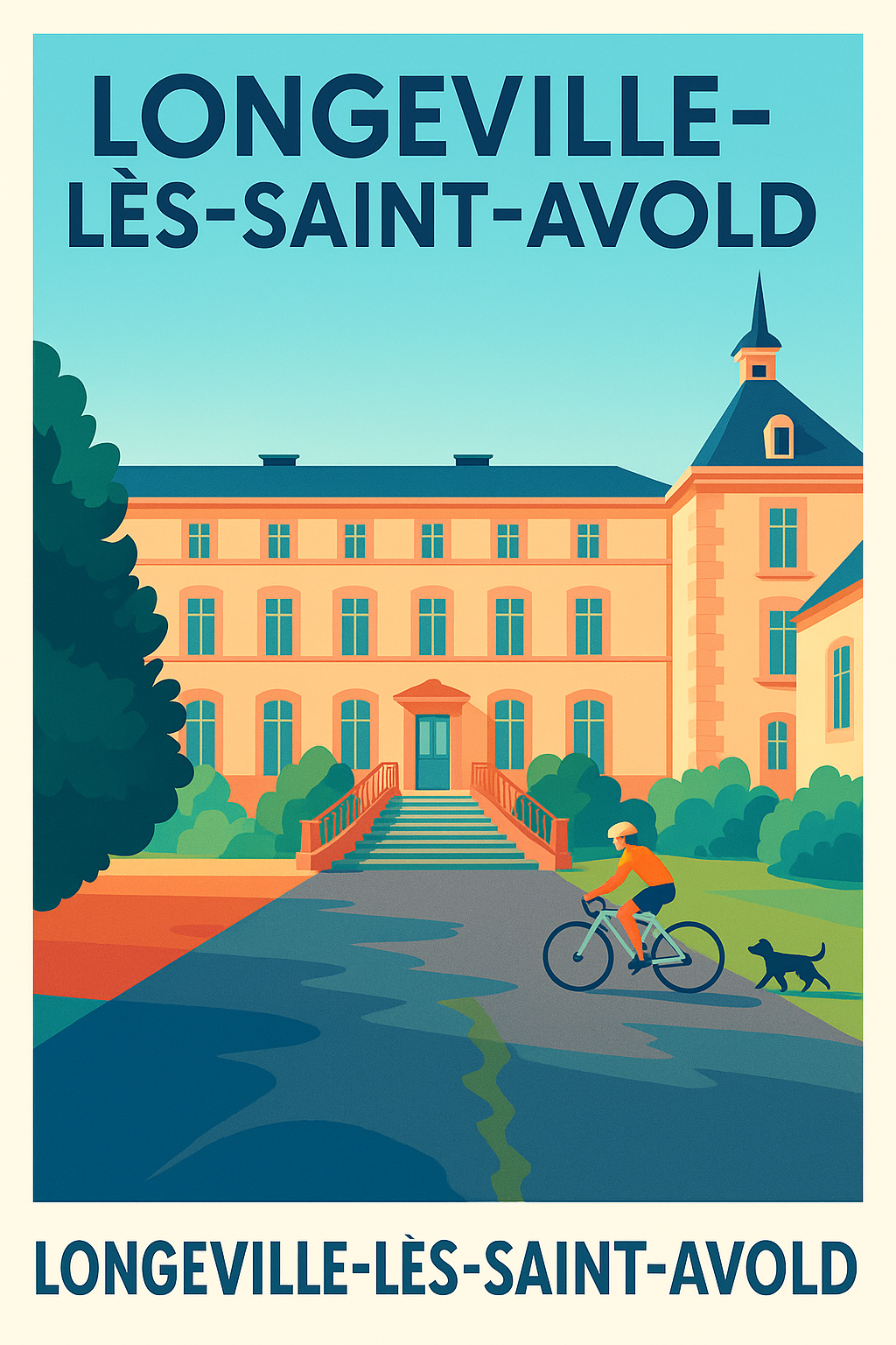 Affiche de Longeville-lès-Saint-Avold - Charme et sérénité à vélo