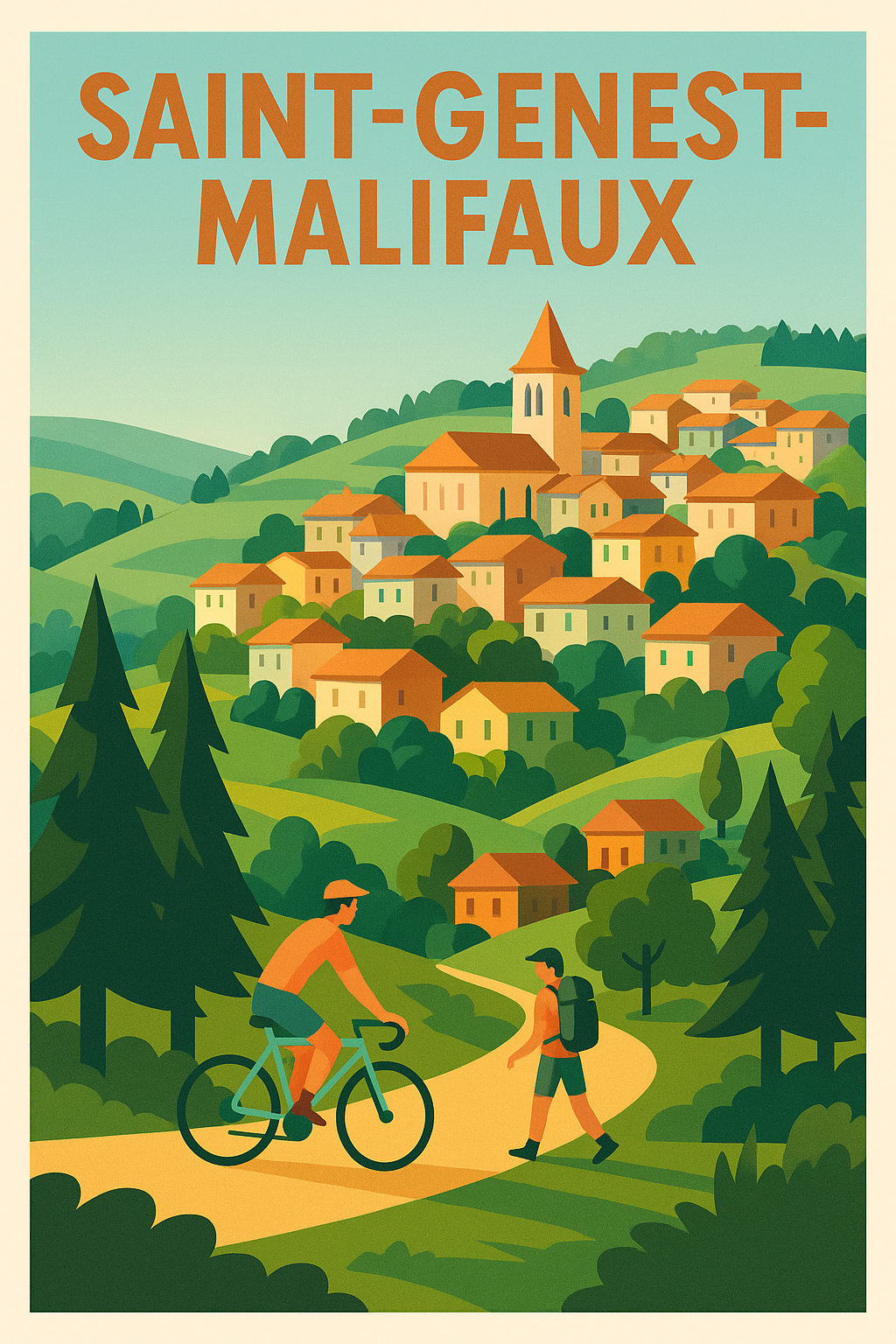 Affiche de Saint-Genest-Malifaux - Un havre de nature et balade en plein air