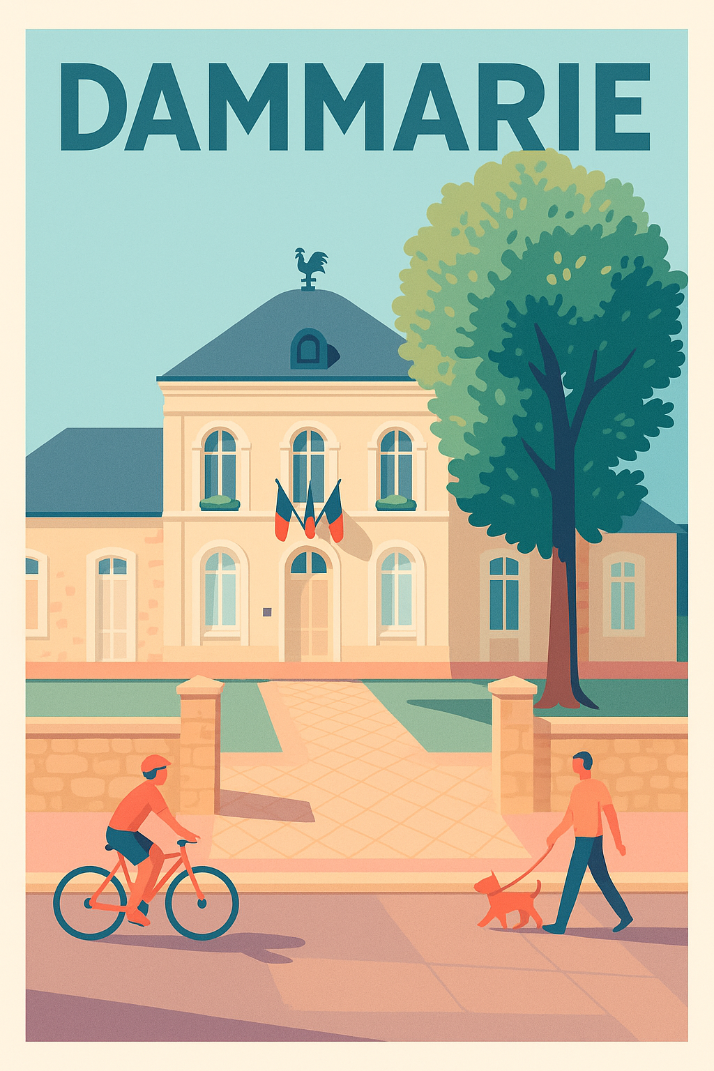 Affiche de Dammarie - Charme paisible et quotidien animé