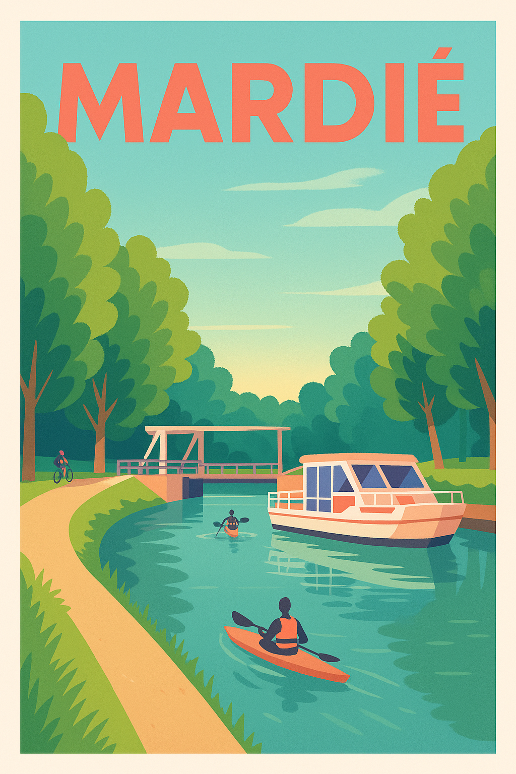 Affiche de Mardié - Évasion paisible au fil de l'eau