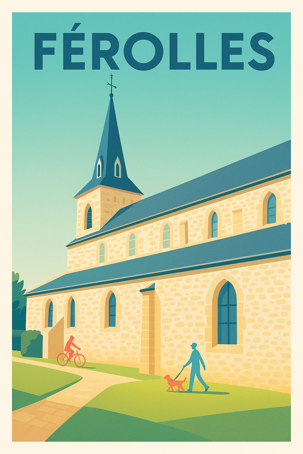 Affiche de Férolles - Charme et sérénité en vallée de la Loire