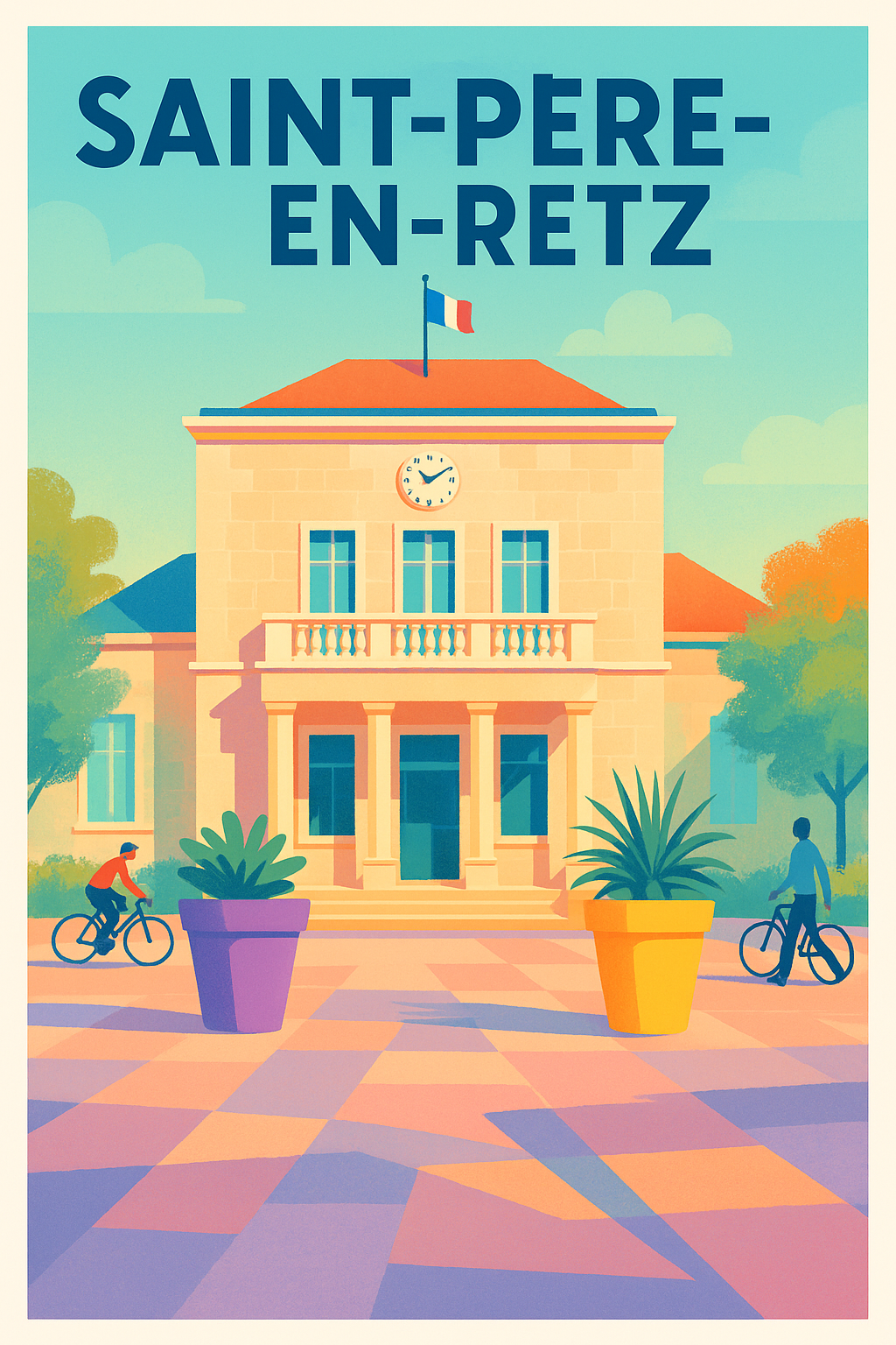 Affiche de Saint-Père-en-Retz - Charme et sérénité au quotidien