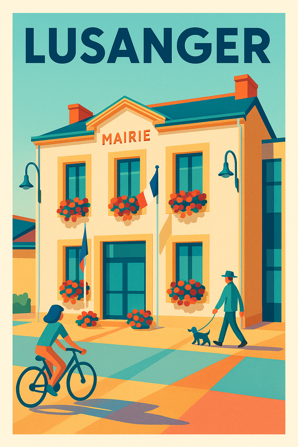 Affiche de Lusanger - Charme et Sérénité au cœur du village