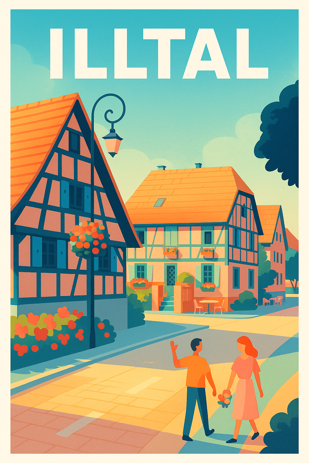 Affiche de Illtal - Charme et sérénité au cœur de l'Alsace