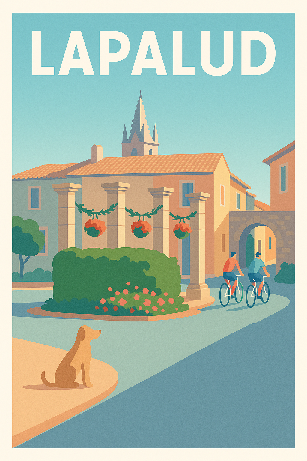 Affiche de Lapalud - Charme Provençal au Cœur du Village